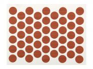 Заглушка конфірмата самоклеюча Weiss d=14 вільха (50 шт) (7043)