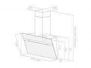 Витяжка STRIPE WH/60/A/LX Elica