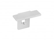 Фіксуючий елемент для полиці Volpato Stili L=50 сірий (пара)