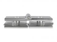 Конектор GIFF Glass Premio MILANO регульований скло-скло полірований хром