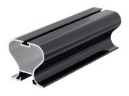 Профиль вертикальный закрытый с пазом под щетку Slider Castle венге глянец L=5300