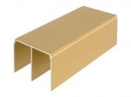 Направляючий профіль верхній Slider LINE L=5100 золото вельвет