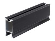 Профіль вертикальний закритий з пазом під щітку Slider LINE L=5300 венге глянець