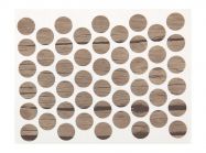 Заглушка конфирмата самоклеющаяся Weiss d=14 дуб платина (50 шт) (283)