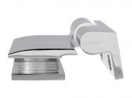 Петля стіна-скло права GIFF Glass Premio ANCONA полірований хром з підйомним механізмом