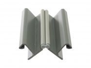 Угол универсальный к цоколю Volpato Н=100 никель браш