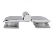 Петля скло-скло права GIFF Glass Premio ANCONA полірований хром з підйомним механізмом