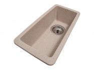 Мийка штучний камінь Solid Вега Плюс 200х420 рожевий пісок (під стільницю)