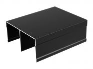 Направляючий профіль верхній Slider L=5000 чорний матовий