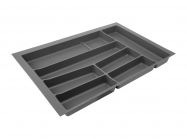 Лоток для столовых приборов 32/76 Volpato 740х490 графит