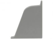 Заглушка к плинтусу 118 Rehau Оловяно-серый-правая 98170