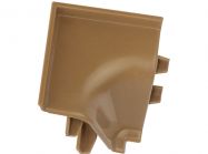 Угол к плинтусу Rehau 118 90* 94110 Темный беж-внутренний