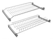 Сушка для посуду фасад 800 INOXA 701 сірий (2 полиці та 4 кріплення)