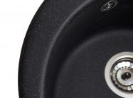 Мийка штучний камінь Solid Поні D475 антрацит (з отвором під змішувач)