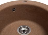 Мийка штучний камінь Solid Поні D475 теракот (з отвором під змішувач)