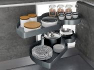 Механізм Combi`S в кутовий модуль 850 Inoxa Ikona/Helios 846BH/SX лівий ардезія (2 полиці)