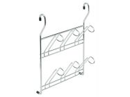 Полка к рейлингу d=16 для стаканов двойная GIFF хром