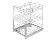 Карго фасад 400 нижнее крепление GIFF хром (3 полки)