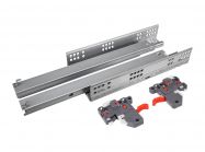 Напрямні прихованого монтажу повного висування з дотягувачем Clip 3D GIFF PRIME (16 мм) L=300