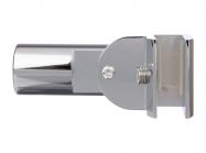 Соединитель стекло-труба 19 мм регулируемый GIFF полированный хром