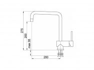 Смеситель Elleci Senna Chrome