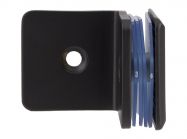 Конектор 90° стіна-скло GIFF 722 чорний матовий