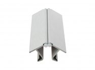 Кут до цоколю 90*-135* Volpato Н=100 алюміній браш