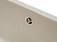 Мийка штучний камінь Solid Вега 440х420 білий пісок (під стільницю)