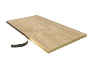 Кромкование ПВХ прямолинейное материала заказчика