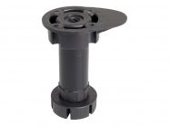 Опора з регулюванням для кухонного столу Volpato 10\04 Н=100 чорний