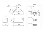 Гачок Gamet WP34-G0004 хром