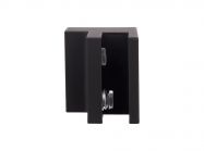 З'єднувач скло-труба 30x10 мм торцевий GIFF 311 чорний матовий