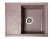 Мойка искусственный камень Solid 580х470 Силика гранит (без отверстия под смеситель)