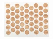 Заглушка конфірмата самоклеюча Weiss d=14 дуб світлий (50 шт) (7520)