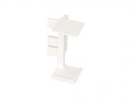 Кут зовнішній 90* до L-подібного профілю Gola Volpato Clap`n`FIT білий