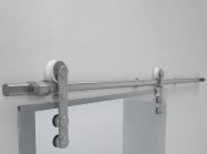 Амбарна система Albatur для міжкімнатних дверей зі скла без доводчика M23 8900 200 алюміній