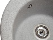 Мойка искусственный камень Solid Пони D475 серый гранит (с отверстием под смеситель)