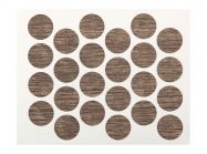 Заглушка минификса самоклеющаяся Weiss d=20 дуб галифакс (24 шт) (3035)