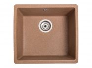Мойка искусственный камень Solid Вега 440х420 терракот (под столешницу)