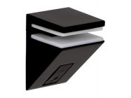 Кріплення для скляної полиці Italiana Ferramenta Kalabrone Mini чорний матовий (27196)