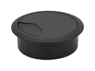 Заглушка кабельная пластиковая GIFF черный