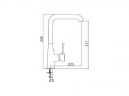 Змішувач Interline Loft White