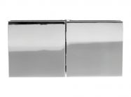 Конектор GIFF Glass Premio MILANO регульований скло-скло полірований хром