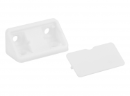 Уголок мебельный двойной пластиковый GIFF белый