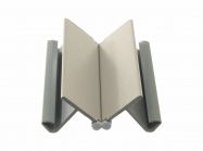 Угол универсальный к цоколю Volpato Н=100 никель браш