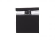 Соединитель стекло-труба 30x10 мм сквозной GIFF 318+ черный матовый