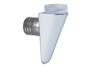 Крепление для стеклянной полки с присоской GIFF Link хром