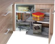 Раціональний кут правий GIFF фасад 450-500 хром