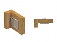 Замок мебельный накладной с язычком GIFF 138 хром