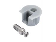 Стяжка с болтом 19 HAFELE Rafix алюминий (263.10.205/263.20.141)